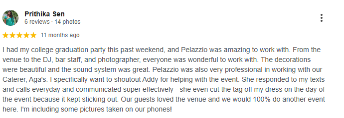 Prithika Sen Review Pelazzio