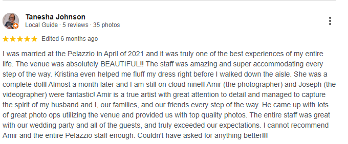 Tanesha Johnson Review Pelazzio